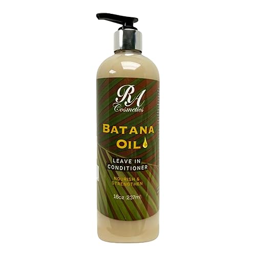RA COSMETICS Batana Oil Leave-In Conditioner - Strengthens, Repairs & Hydrates Dry, Damaged Hair - Lightweight, Frizz Control & Curl Defining Formula Beauty & Personal Care RA COSMETICS