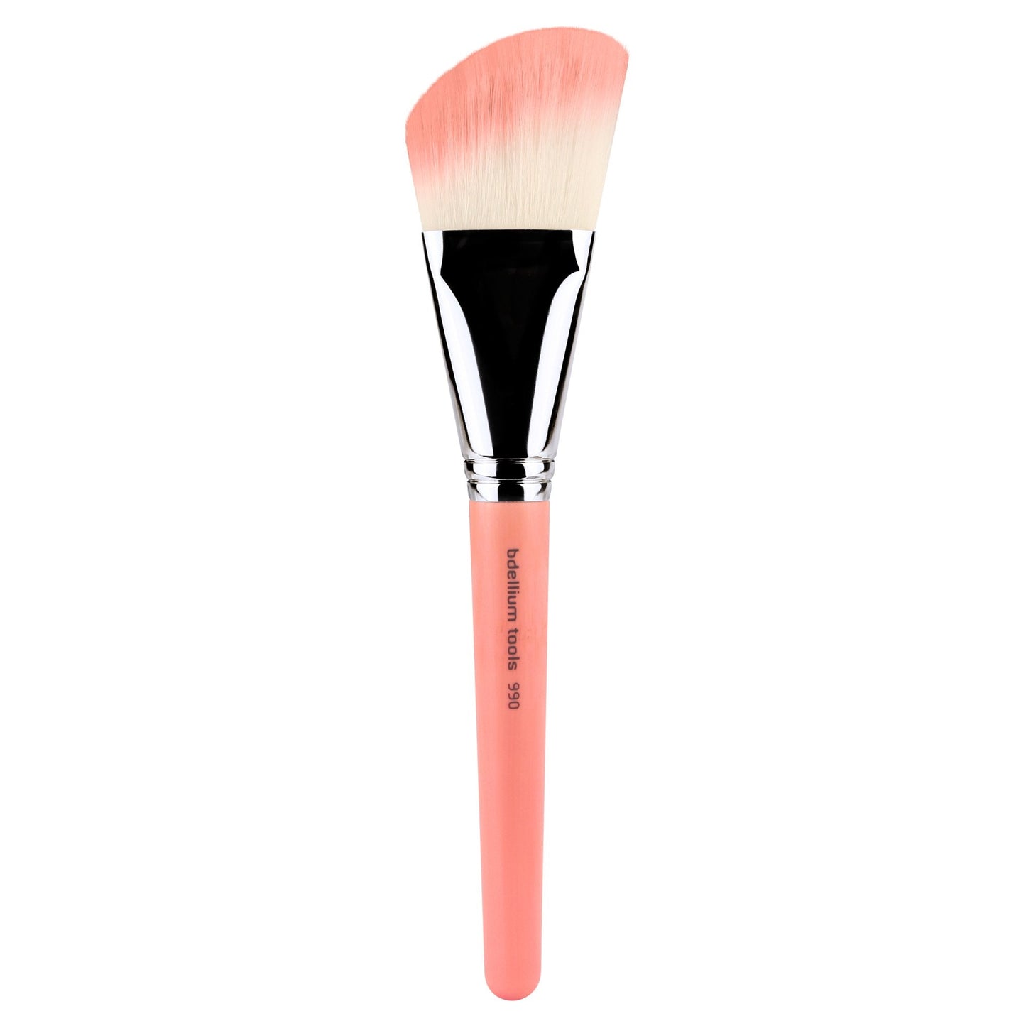 Bdellium Tools Professional Makeup Brush - Pink Bambu Series 990 Angled Face - With Soft Synthetic Fibers, For Whisking Powder and Brushing off Excess Beauty & Personal Care BDELLIUM TOOLS