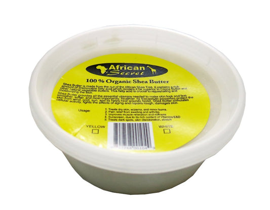 AFRICAN SECRET 100% Organic Shea Butter Yellow, 8 Oz (FC-40351) Beauty & Personal Care AFRICAN SECRET