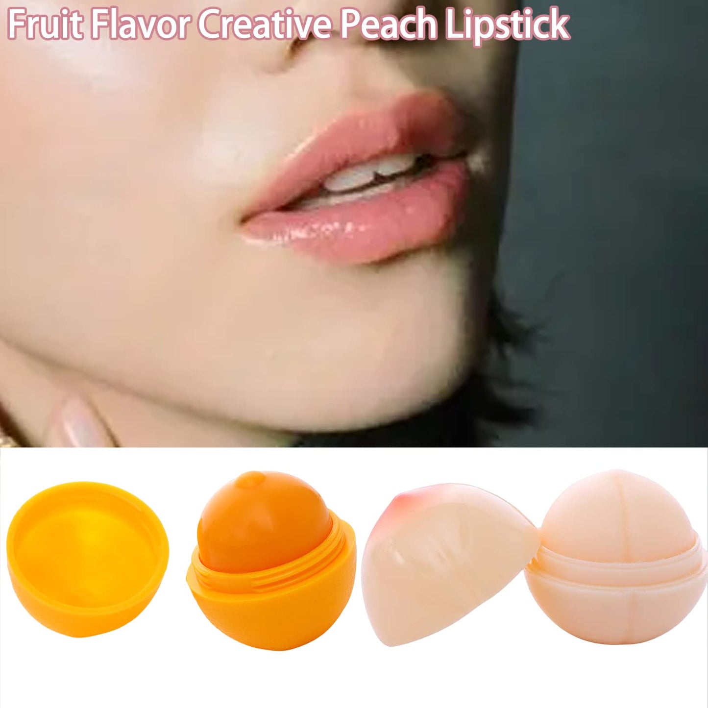 Galand Lip Cream Moisturizing Soften Brightening Cartoon Fruit Shape Lip Protector Repair Lip Wrinkle compatible with Women Strawberry Beauty and Personal Care Galand