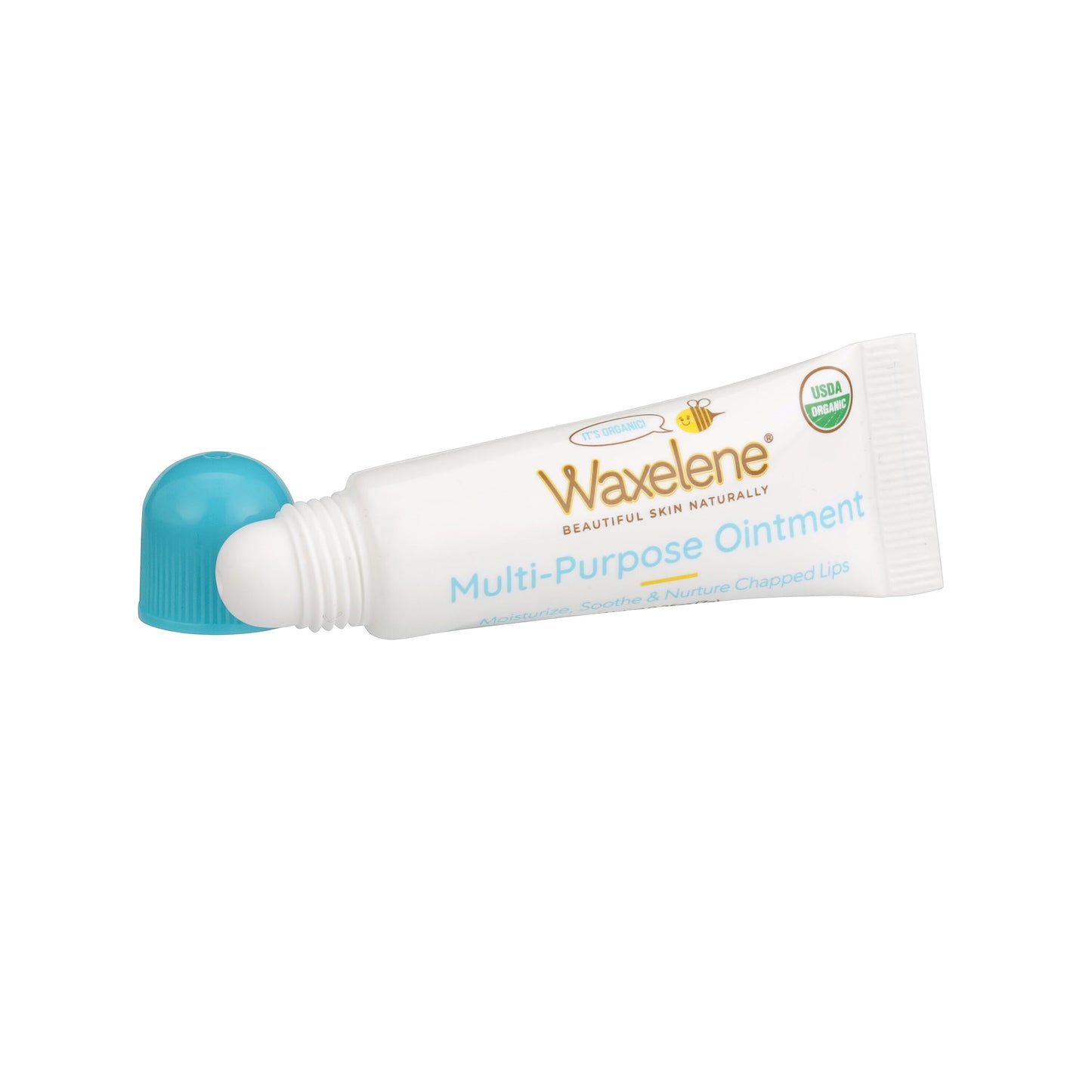 Waxelene Original Organic Multipurpose Ointment Lip Tube Pack of 5, Best Lip Balm Ever Baby Eczema Chapped Dry Sensitive Skin Body Hand Face Beauty & Personal Care Waxelene