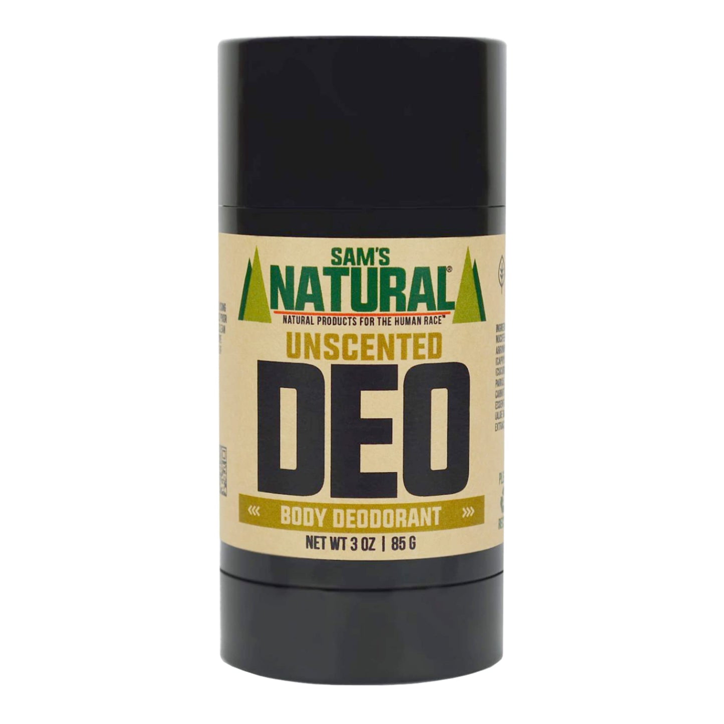 Sam’s Natural Deodorant - Unscented - Holiday Gifts - Stocking Stuffers - Aluminum Free DEO - No phthalates, parabens, sulfates, or dyes - For Men Beauty and Personal Care Sam's Natural