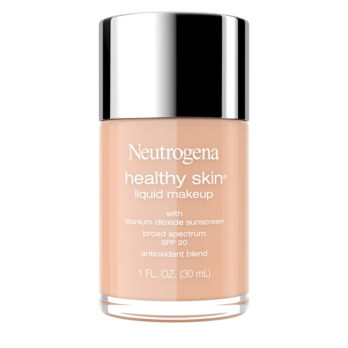 Neutrogena Healthy Skin Liquid Foundation Makeup with Broad Spectrum SPF 20 Sunscreen, Lightweight, Medium Coverage Makeup with Sunscreen Beauty & Personal Care Neutrogena