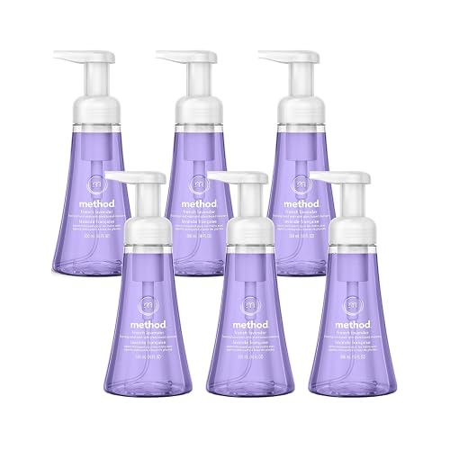 Method Meth Foam Hnd WSH Lavande Size French Lavender Foaming Hand Wash 10oz (Pack of 6) Beauty & Personal Care Method Race Wheels