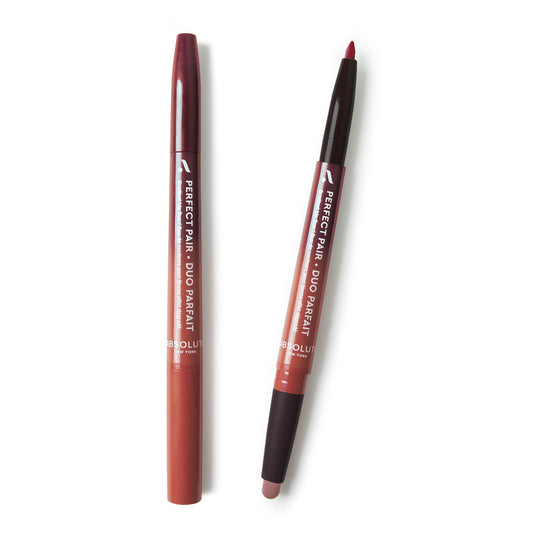 Absolute New York ALD05 Perfect Pair Lip Duo, Fuller and Poutier Lips, Deeper Shade For Lip Contouring, Satin Lipstick and Lip Liner Beauty & Personal Care Absolute New York