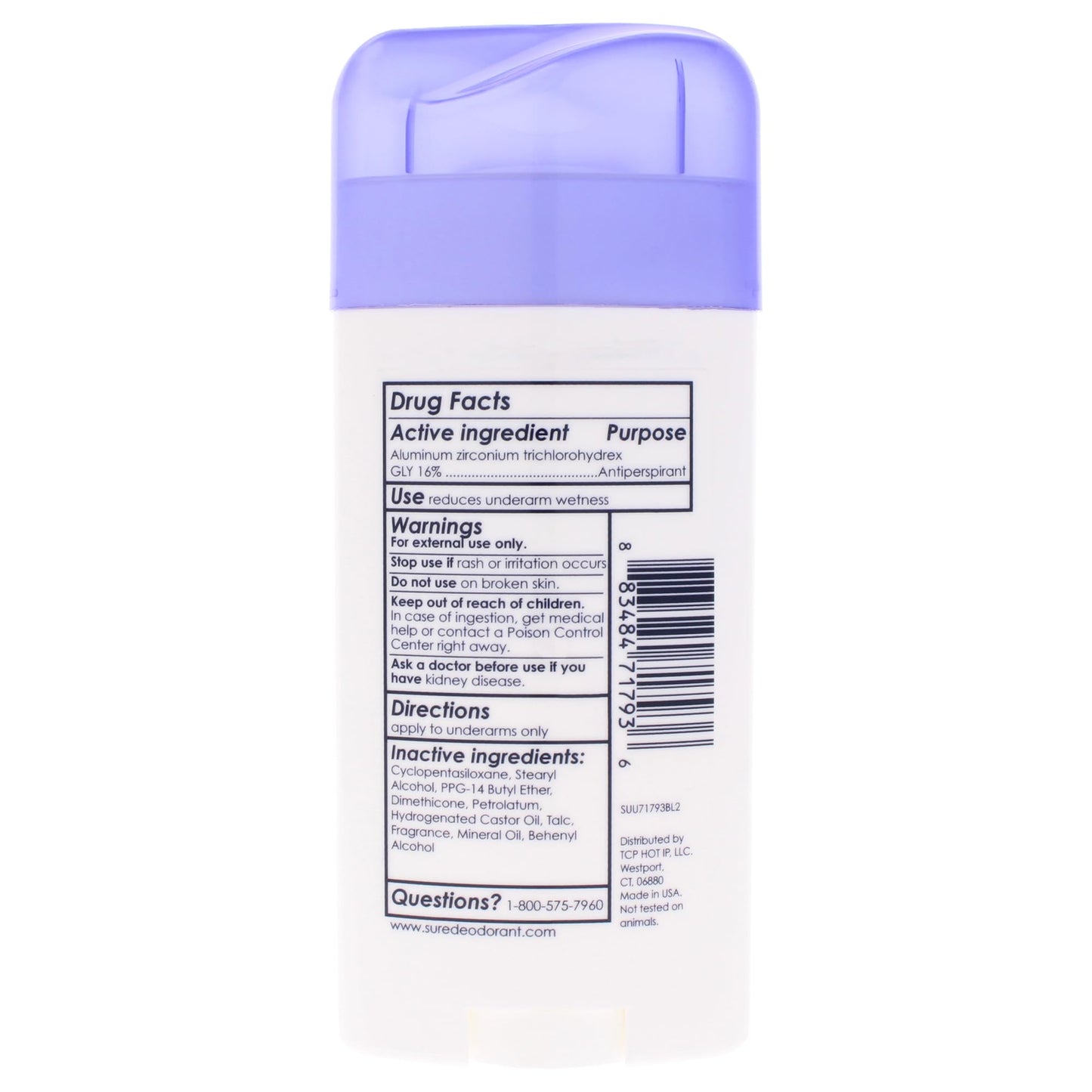 Sure Deodorant 2.7 Ounce Original Solid Regular (Pack of 6) Beauty and Personal Care Sure