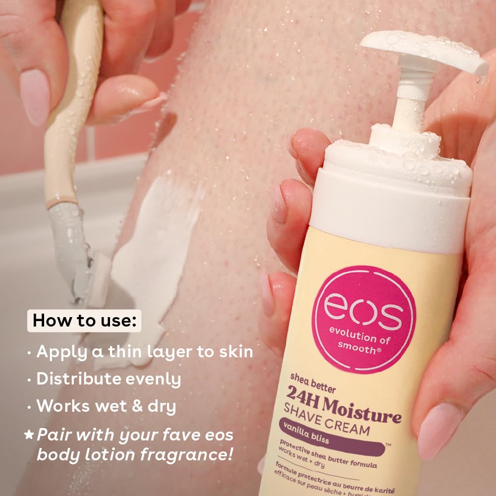 EOS Ultra Moisturizing Shave Cream, Vanilla Bliss, 7 Oz. Bottle (Pack of 6) Beauty and Personal Care eos