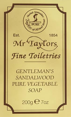 Sandalwood Bath Soap 200g soap bar by Taylor of Old Bond Street Beauty & Personal Care Taylor of Old Bond Street