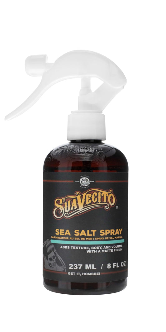 Suavecito Sea Salt Spray - Natural Hair Volume and Texture with Light Flexible Hold for Men, Alcohol & Paraben-Free, 8 oz Beauty & Personal Care Suavecito