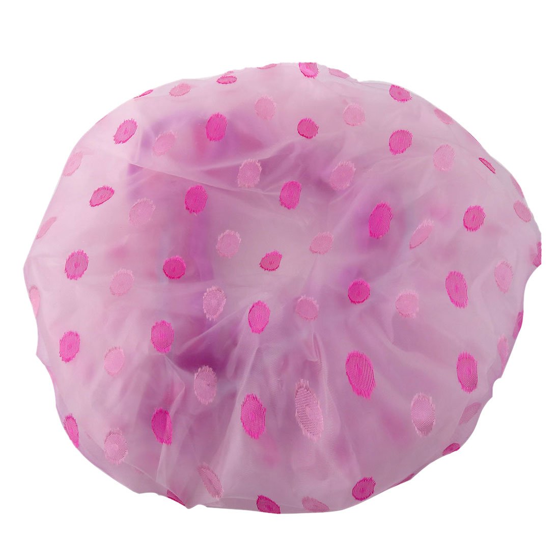 Ruilogod Organza Dot Pattern Household Hair Protector Water Resistant Spa Bath Shower Cap (id: c16 2f8 37e 30a 0ce Beauty and Personal Care Ruilogod