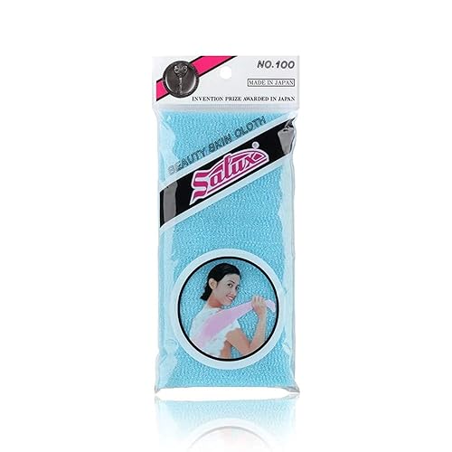 SALUX Nylon Japanese Beauty Skin Bath Wash Cloth/Towel - Blue Beauty & Personal Care SALUX