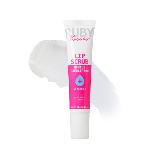 Ruby Kisses Exfoliating Lip Scrub, Gentle Smoothing for Soft Lips, Jojoba & Shea Butter Enriched, Non-Greasy, Hydrating Lip Care, Lightweight Beauty and Personal Care Ruby Kisses