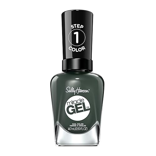 Sally Hansen Miracle Gel Salon Quality Nail Polish | Gel-Like Formula, Two-Step System, No UV Light Needed, Long Lasting | Opaque, Glossy | 762 Leaf Beauty & Personal Care Sally Hansen