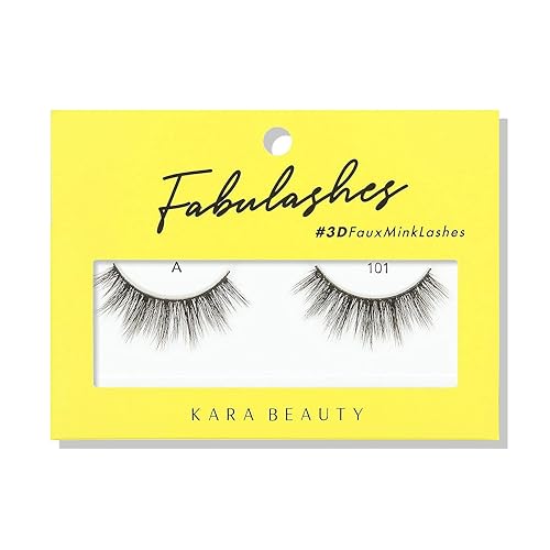 KARA BEAUTY 3D Faux Mink Strip Lashes - Reusable False Eyelashes - Lightweight, Beginner-Friendly Eye Lashes for Special Occasion, Wedding, Prom Beauty & Personal Care Kara Beauty