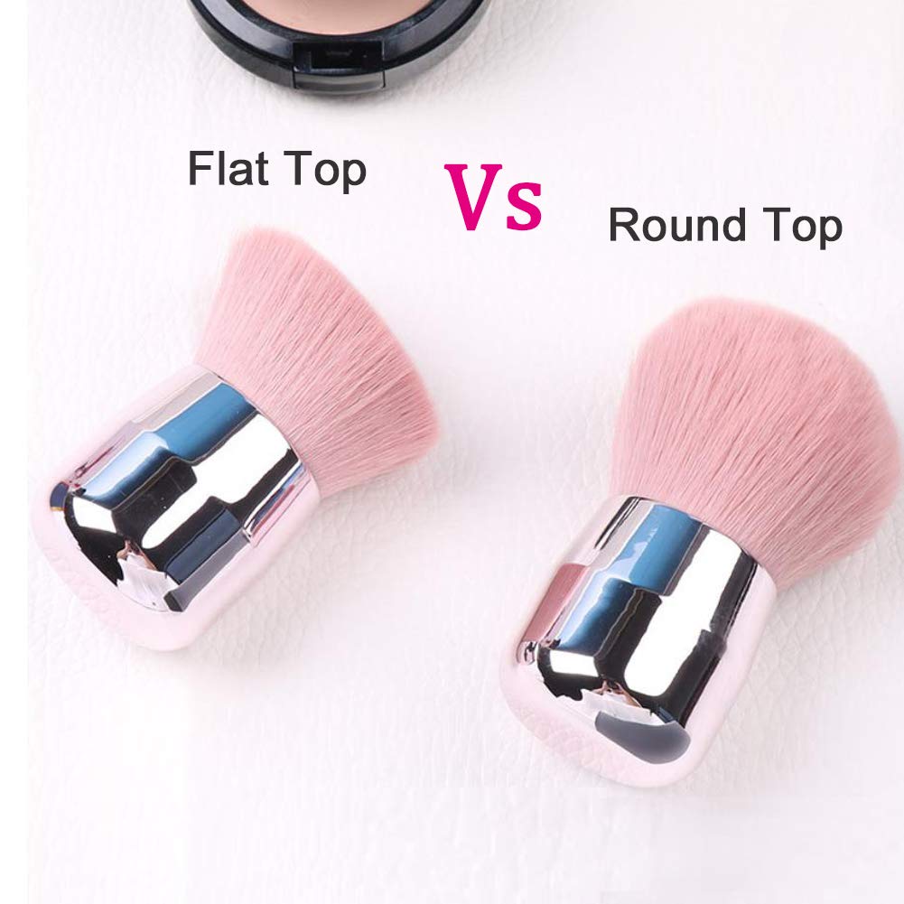 JOSALINAS Kabuki Foundation Makeup Brushes Round Top for Face Blusher Liquid Powder Blend and Contour Tool and Mineral BB Cream, Round Beauty & Personal Care JOSALINAS