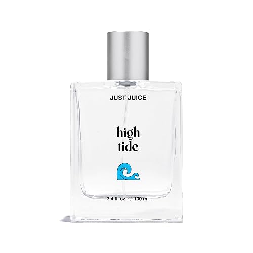 Just Juice High Tide - Cool, Refreshing Perfume for Women and Men - Aquatic Perfume with Ocean Mist, Sea Salt, Amber, Driftwood Notes - 3.4 oz Beauty & Personal Care Just Juice