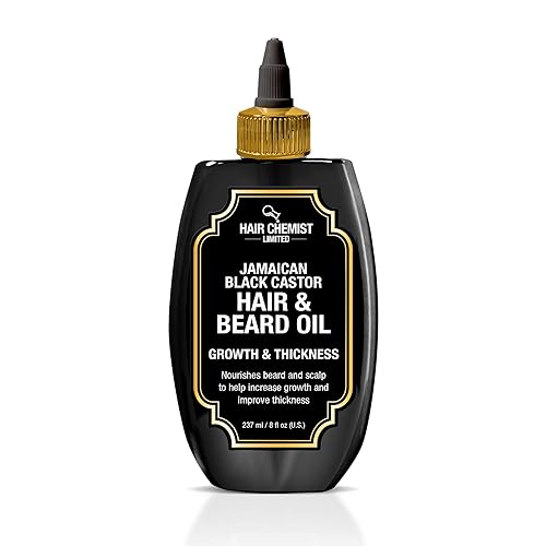 Hair Chemist Growth & Thickness Jamaican Black Castor Hair & Beard Oil 8 oz. Beauty & Personal Care Hair Chemist