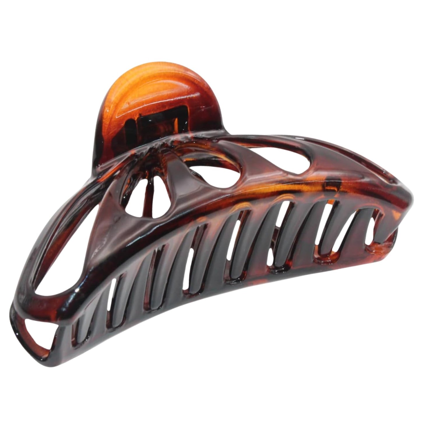 Parcelona French Large Raindrop 4" Celluloid No Slip Grip Durable Jaw Hair Claw Clip for Women and Girl, Made in France (Tortoise Shell) Beauty & Personal Care Parcelona