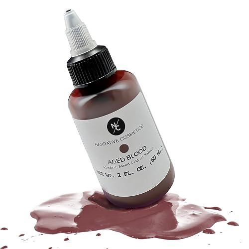 Narrative Cosmetics FX Alcohol Airbrush Paint - 2 fl oz | Waterproof, Quick-Dry, Skin-Safe Body & SFX Makeup | Brush or Sponge | Stage, Film Beauty & Personal Care Narrative Cosmetics