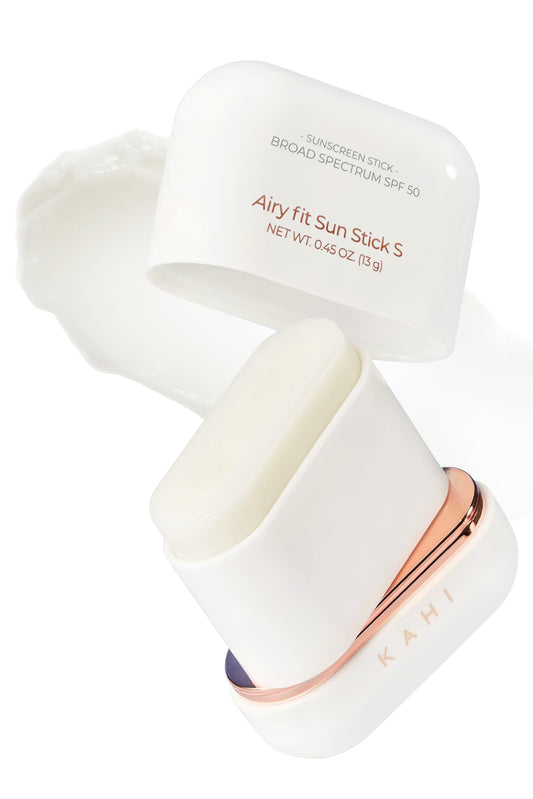 KAHI Airy Fit Sun Stick S - SPF 50+ Triple Functional Broad Spectrum Face Sunscreen Stick - Waterproof, Sweatproof & Sandproof - Ultra-Lightweight Beauty and Personal Care KAHI Default Title