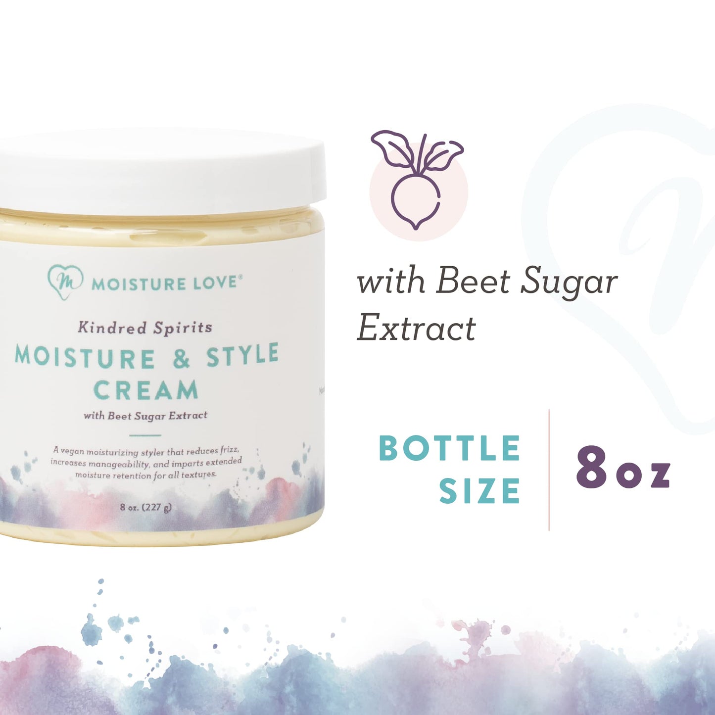 Moisture & Style Cream for Curly Hair. Natural Hair Definer and Enhancer Curling Cream Product. Moisturizer, Reduce Frizz & Increases Hair Beauty & Personal Care Moisture Love