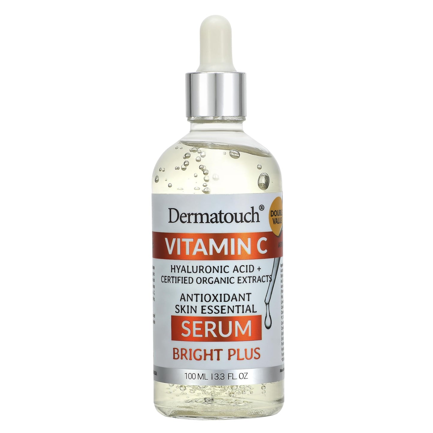 Dermatouch Vitamin C Serum With Hyaluronic Acid and Vitamin E & A, Nourishing Daily Face Serum With Vitamins, Antioxidants, and Botanical Extracts Beauty & Personal Care DERMATOUCH