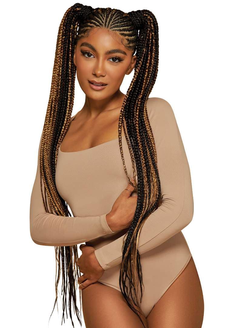 Outre X-Pression Braid Pre Stretched Braid 42" 3X (2 Pack, M27/613)