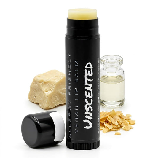 UNCHAPPED Vegan Lip Balm - All Natural and Free of Beeswax, Soy, Nut, and Top 9 Food Allergens (Unflavored) Beauty and Personal Care UNCHAPPED