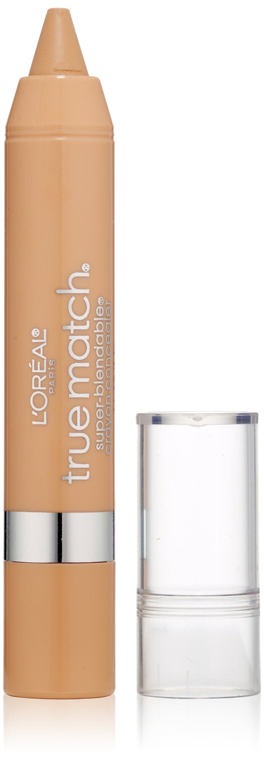 L'Oréal Paris True Match Super Blendable Crayon Concealer, Light/Medium Neutral, 0.1 oz.