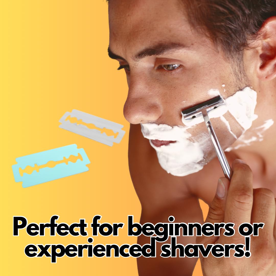 GENTS Double Edge Safety Razor Blade Variety Pack, 120 Count with Styptic Powder Beauty and Personal Care G.B.S
