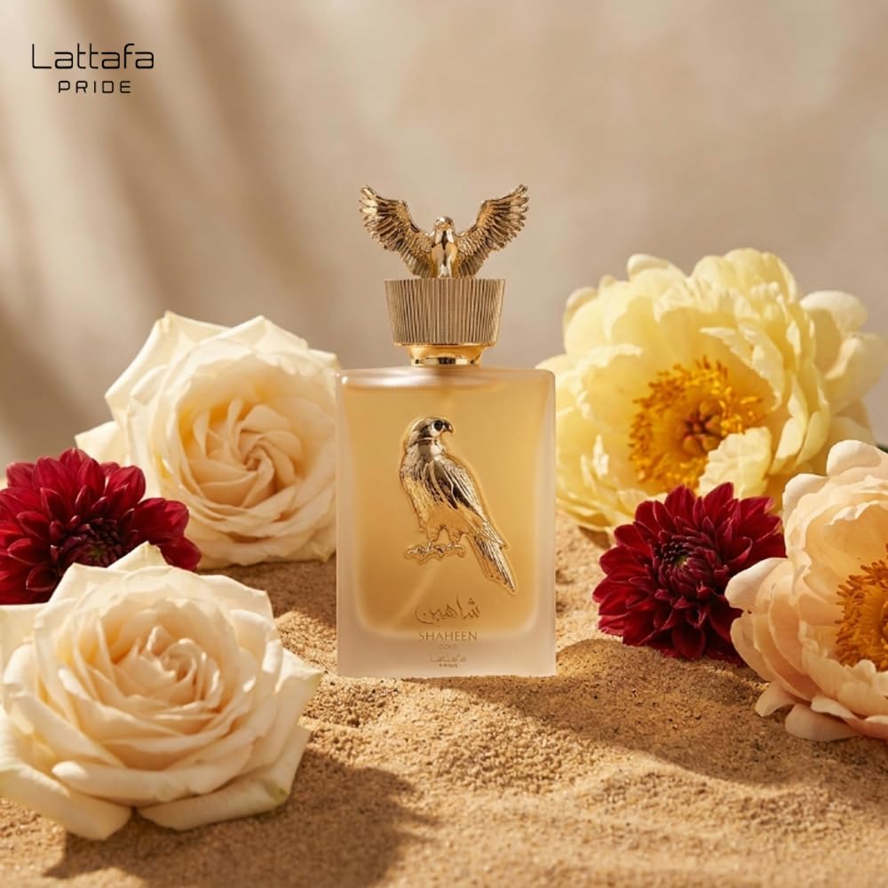 Lattafa Perfumes Shaheen Gold for Unisex Eau de Parfum Spray, 3.4 Ounce Beauty & Personal Care Lattafa