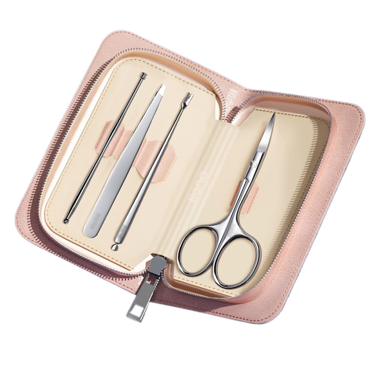 MVUYO 4 in 1 Eyebrow Trimming Tool Face Care Set Stainless Steel Makeup Dead Skin Push Manicure Tools Beauty and Personal Care MVUYO