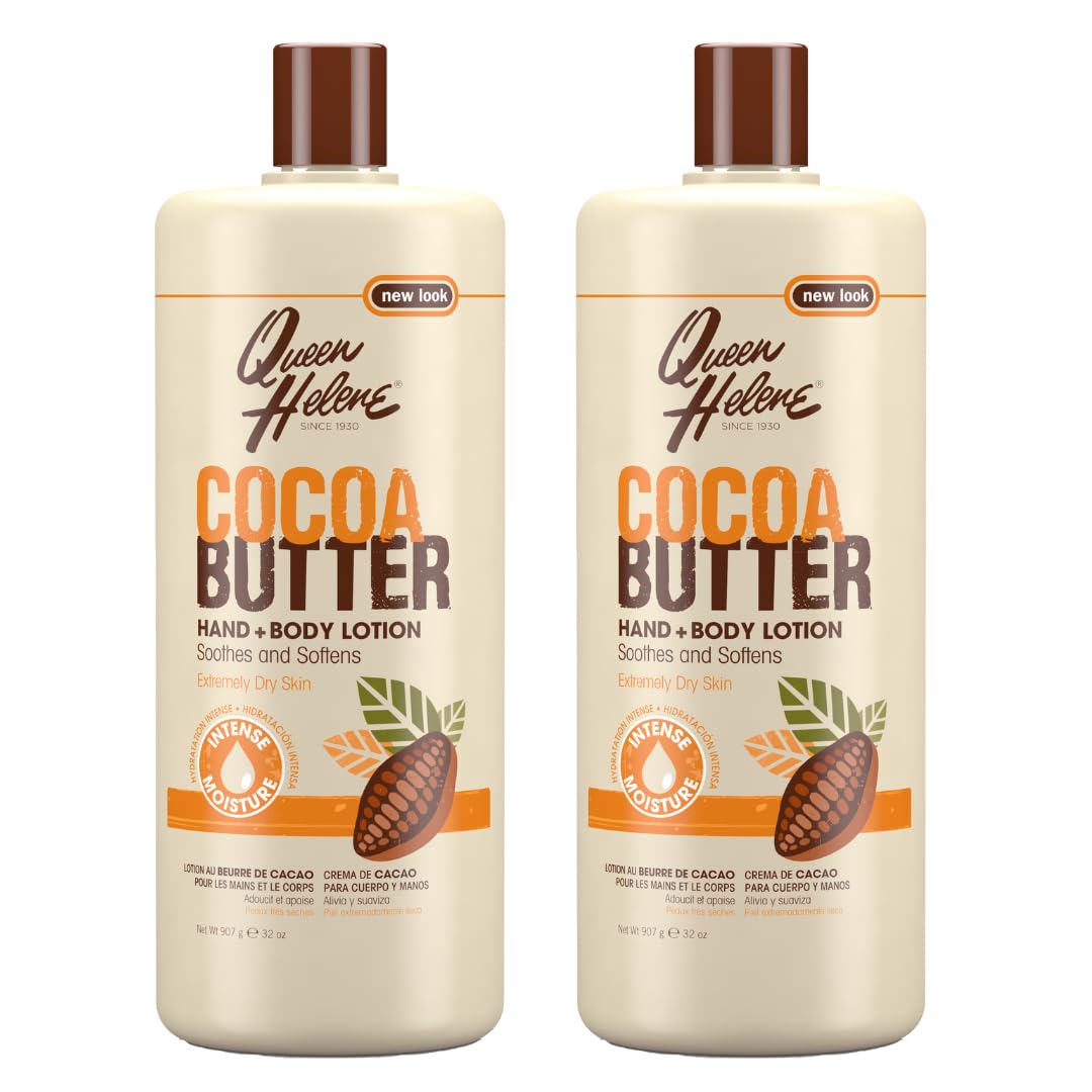 Queen Helene Lotion 32oz Cocoa Butter Hand & Body by Queen Helene pack of 2 Beauty & Personal Care Queen Helene