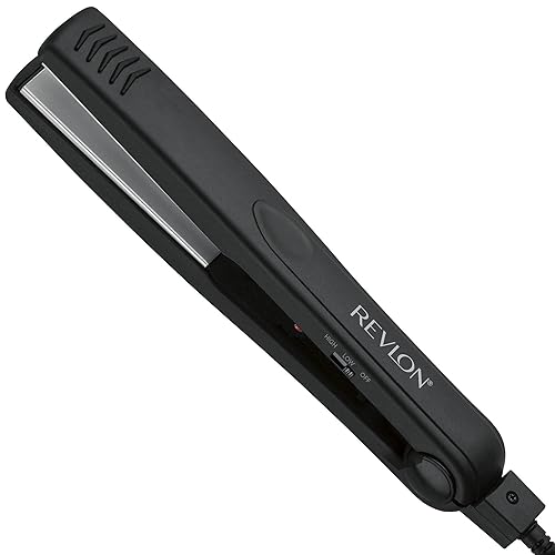Revlon Smooth and Straight Ceramic Flat Iron | Fast Results, Smooth Styles (1 in) Beauty & Personal Care REVLON