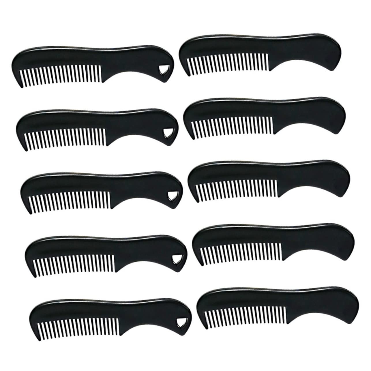 MERRYHAPY Pocket Sized Beard Comb for Men 5 Pieces Mini Mustache Styling Brush Compact Hair Grooming Tool for Travel and Daily Beard Care Beauty and Personal Care MERRYHAPY