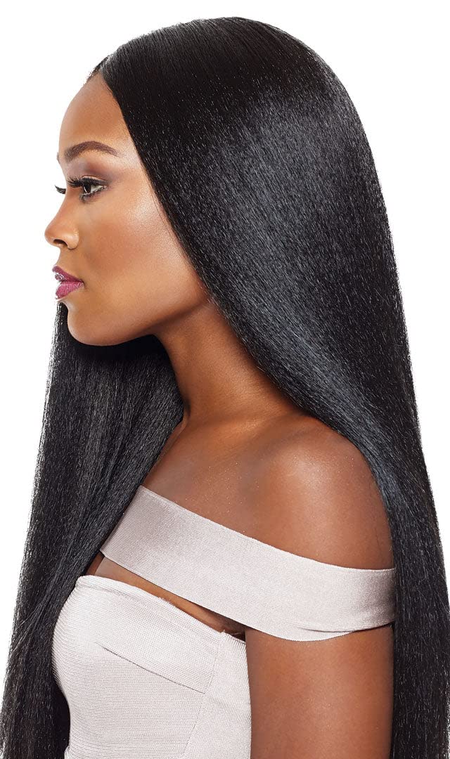Outre Human Hair Blend Weave Premium Purple Pack Brazilian Boutique Virgin Volume Pessed 18", 20", 22"+Free Closure (NBRN)