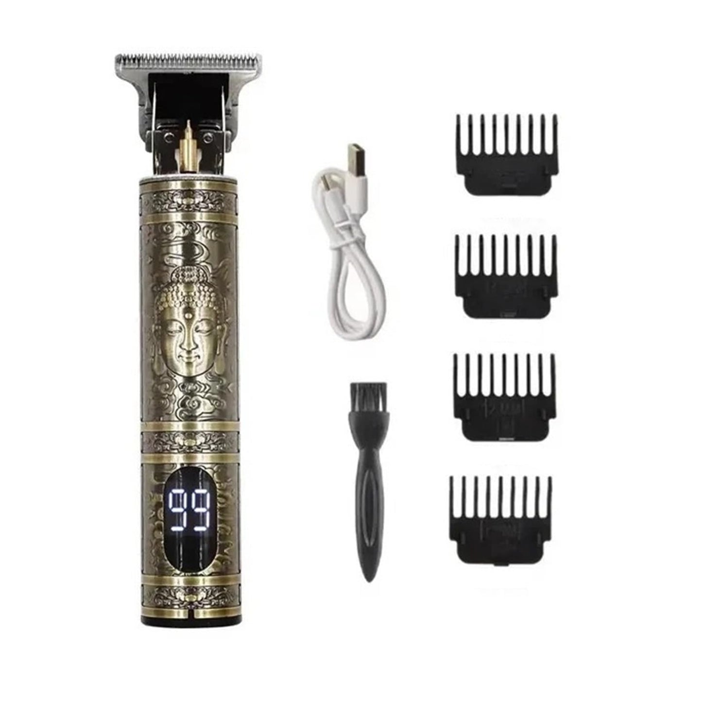 Razors Hair Cutting Machine Hair Clippers Rechargeable Beard Shaver Professional Electric Hair Trimmer for Men Barber(Gold Dragon A) Beauty and Personal Care EWKYLSEM