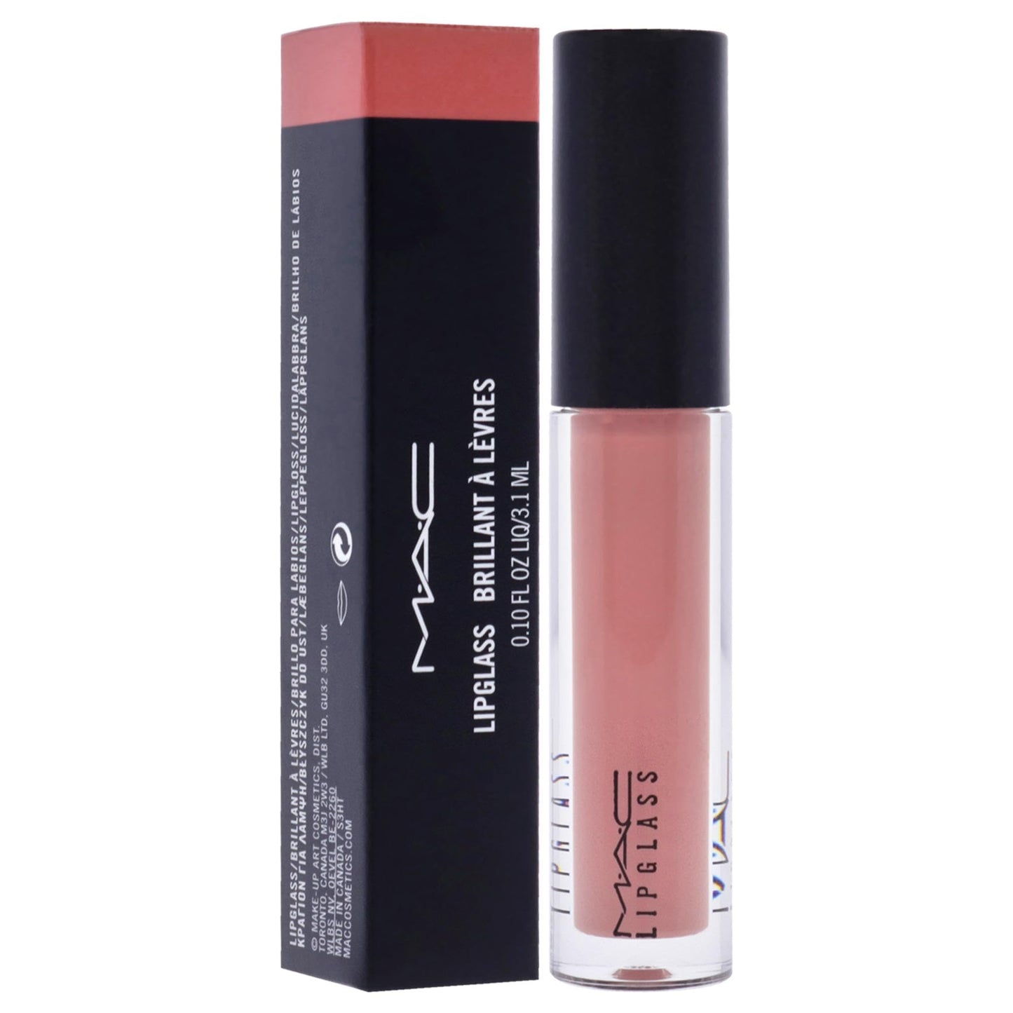 MAC LipGlass Lip Gloss - Please Me Lip Gloss Women 0.1 oz Beauty & Personal Care MAC
