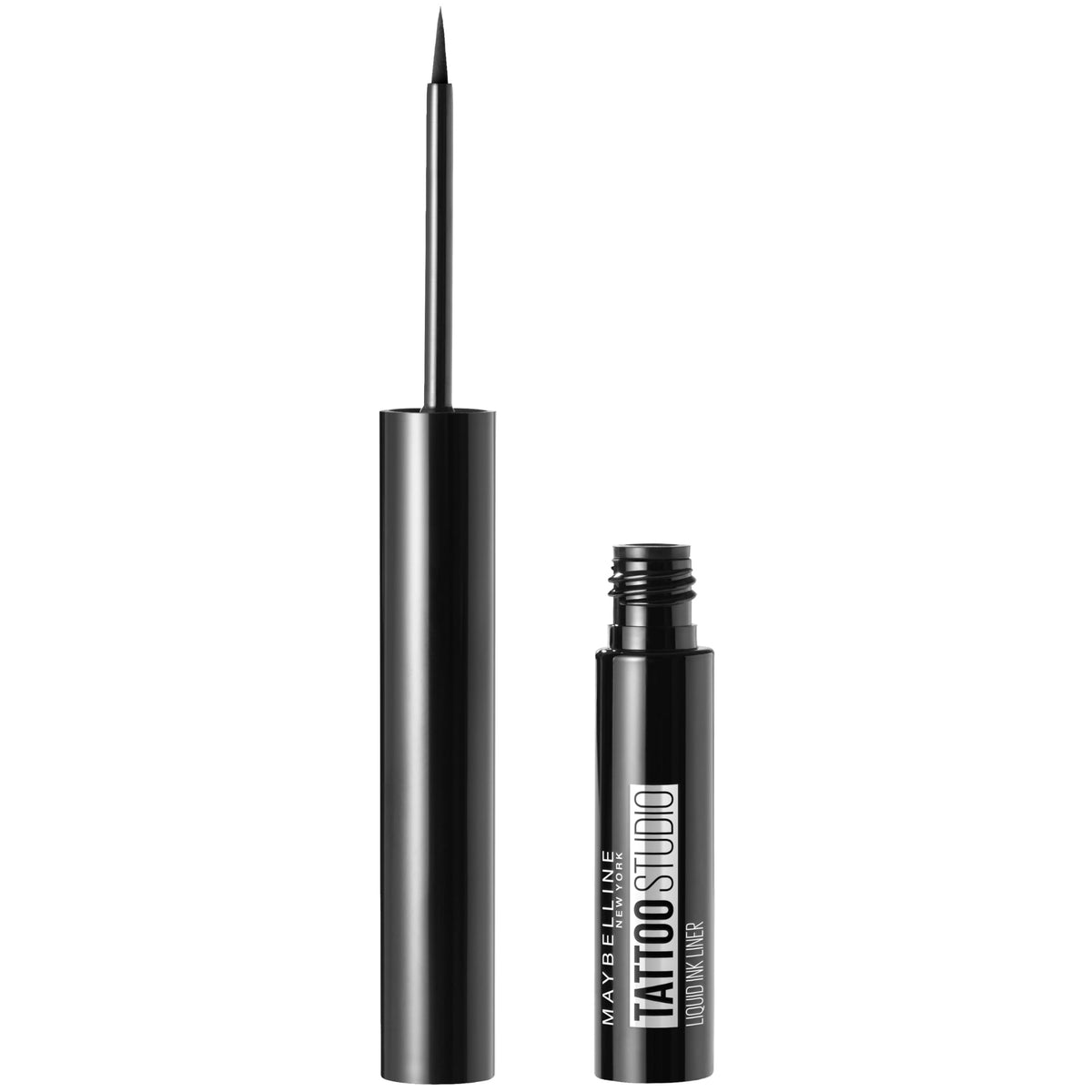 Maybelline New York TattooStudio Liquid Ink Eyeliner, Ink Black, 0.08 fl. oz.