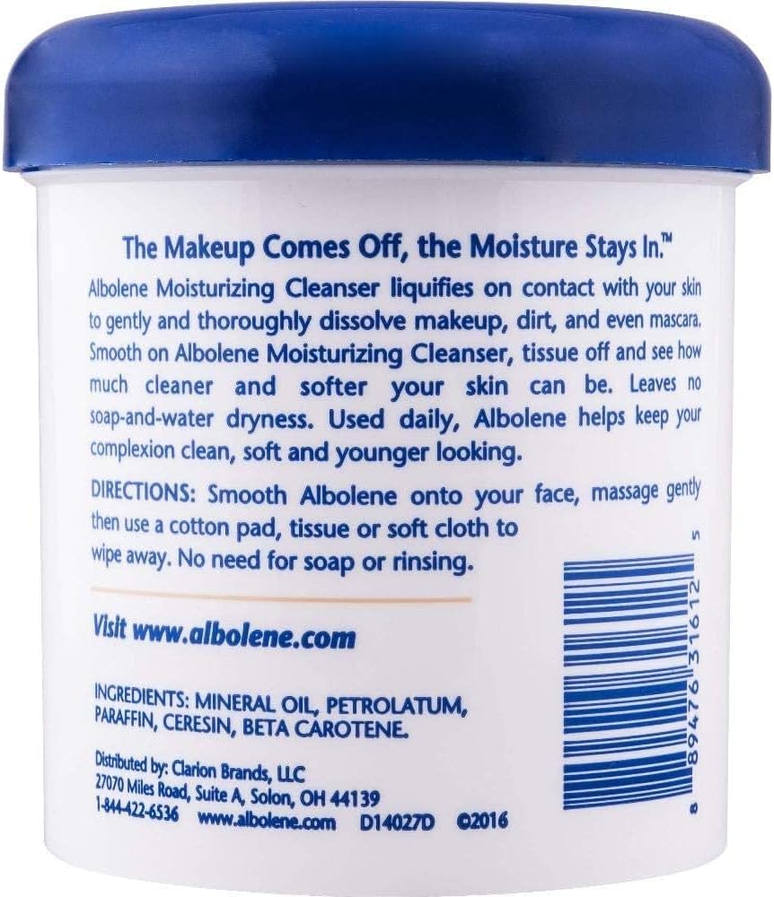 Albolene Moisturizing Cleanser Fragrance Free 12 oz (Pack of 3) Beauty & Personal Care Albolene