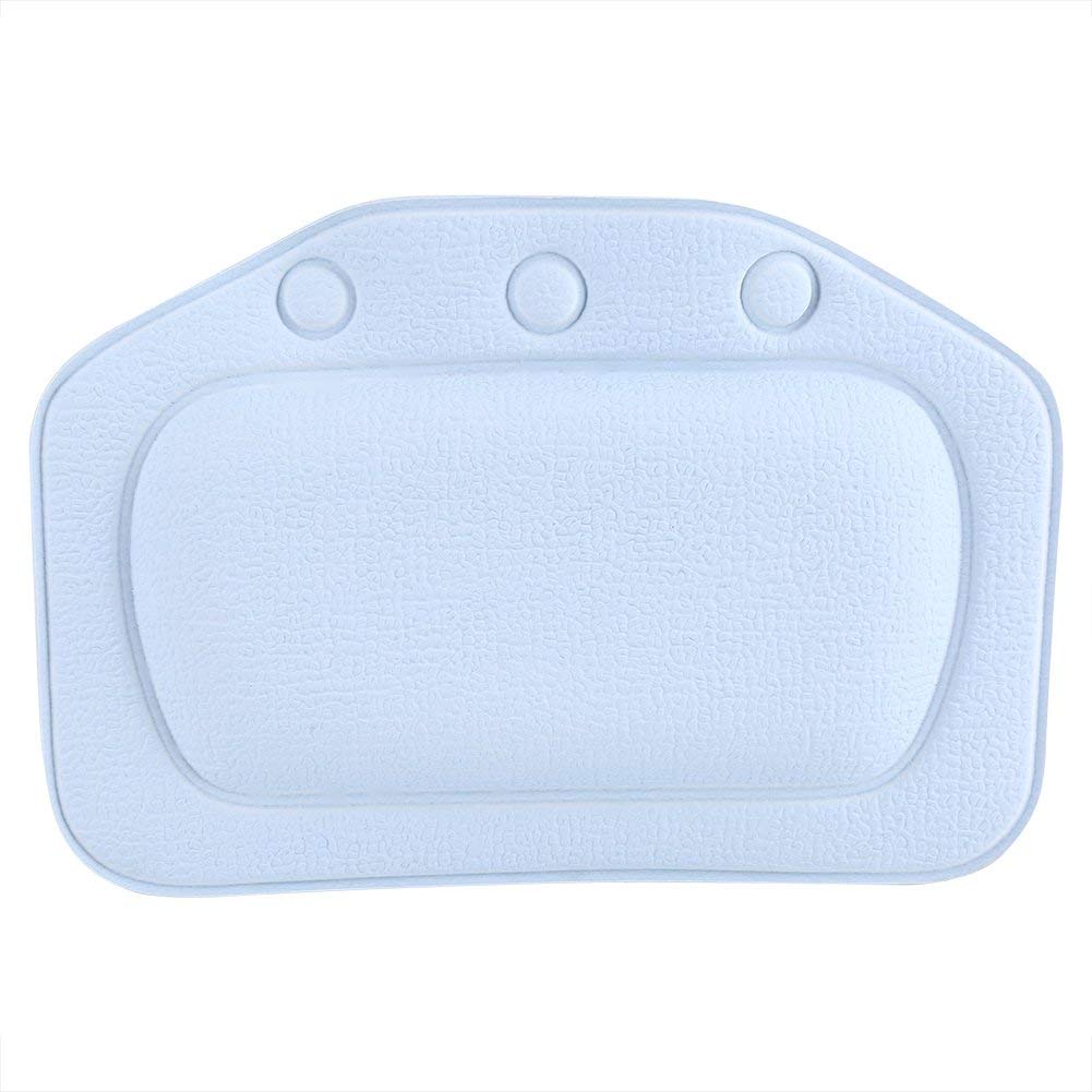 Bath Pillow and Spa Pillow Anti-Slip Tub Headrest Neck Back Cushion, Ergonomic Spa Back Support(Blue) Beauty and Personal Care Aramox