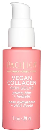 Pacifica Vegan Collagen Skin Solve Primer - 3-in-1 Face Primer that Primes, Blurs & Hydrates, Skincare-Infused Formula with Collagen Peptides Beauty & Personal Care Pacifica