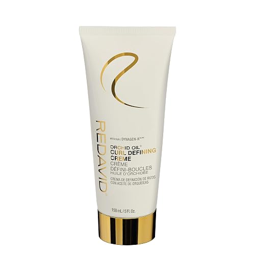 Redavid Orchid Oil Curl Defining Creme with Coconut Oil and Meadowfoam Flower for Curly Hair - Ultra Nourishing Texture Enhancer - Clinically Beauty & Personal Care Redavid