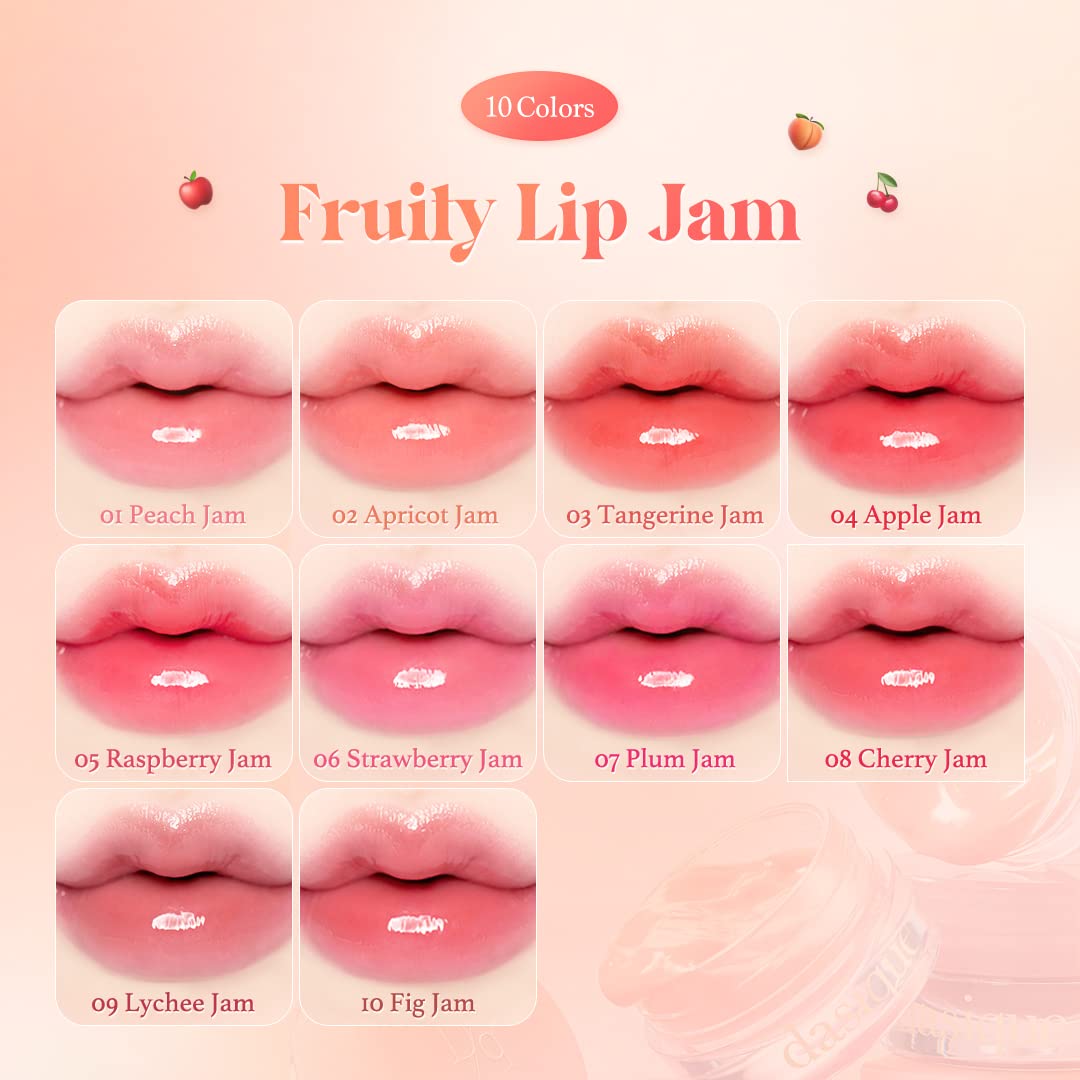 dasique Fruity Lip Jam #04 Apple Jam - High-shine finish - Moisturizing - Vegan, Cruelty Free - Lip Balm Beauty and Personal Care dasique