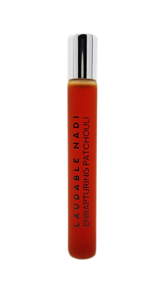LAUDABLE NADI Enrapturing Patchouli - Exotic Patchouli & Vanilla Perfume Oil, 0.47 oz 14 ml Beauty & Personal Care LAUDABLE NADI