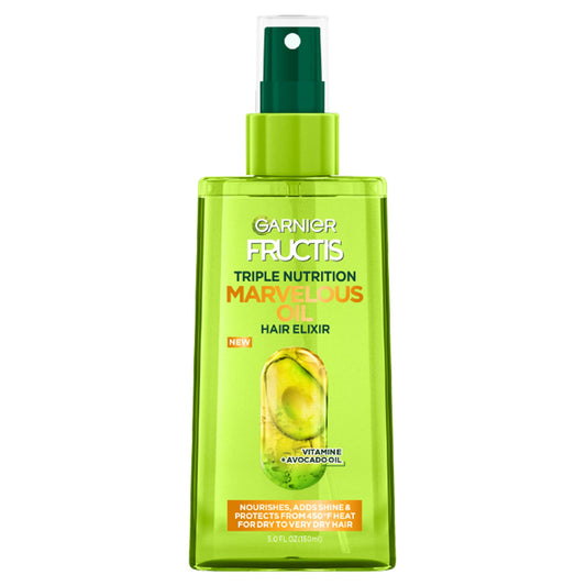 Garnier Fructis Triple Nutrition Marvelous Oil Hair Elixir, 5.0 Fl Oz, 1 Count (Packaging May Vary) Beauty & Personal Care Garnier