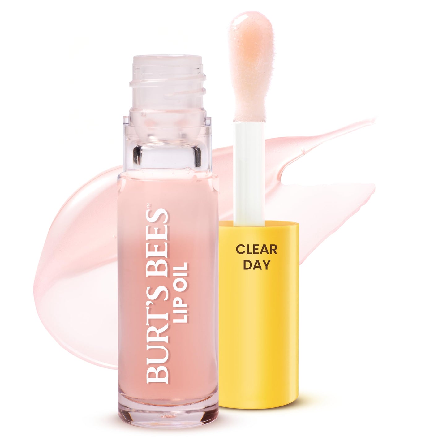 Burt's Bees Lip Oil Clear Day, Instant Hydration, Nourishes and Softens Lips, Tint Free, High Shine Finish, Responsibly Sourced Jojoba Oil, Non Beauty and Personal Care Burt's Bees