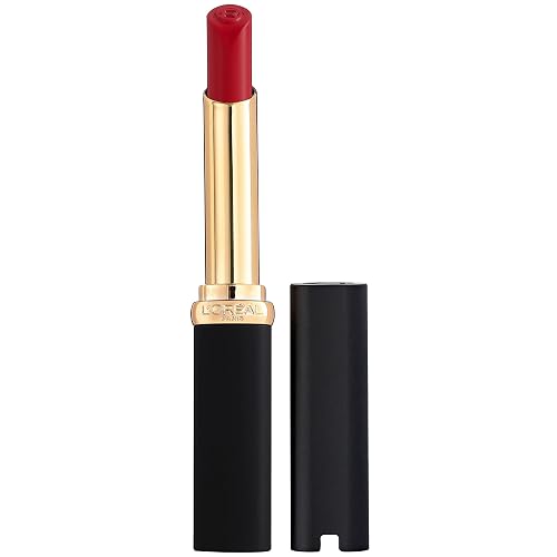 L'Oreal Paris Colour Riche Intense Volume Matte Lipstick, Lip Color Infused with Hyaluronic Acid for up to 16hr All Day Comfort, Le Rouge Avant-Garde, Beauty & Personal Care L'Oreal Paris