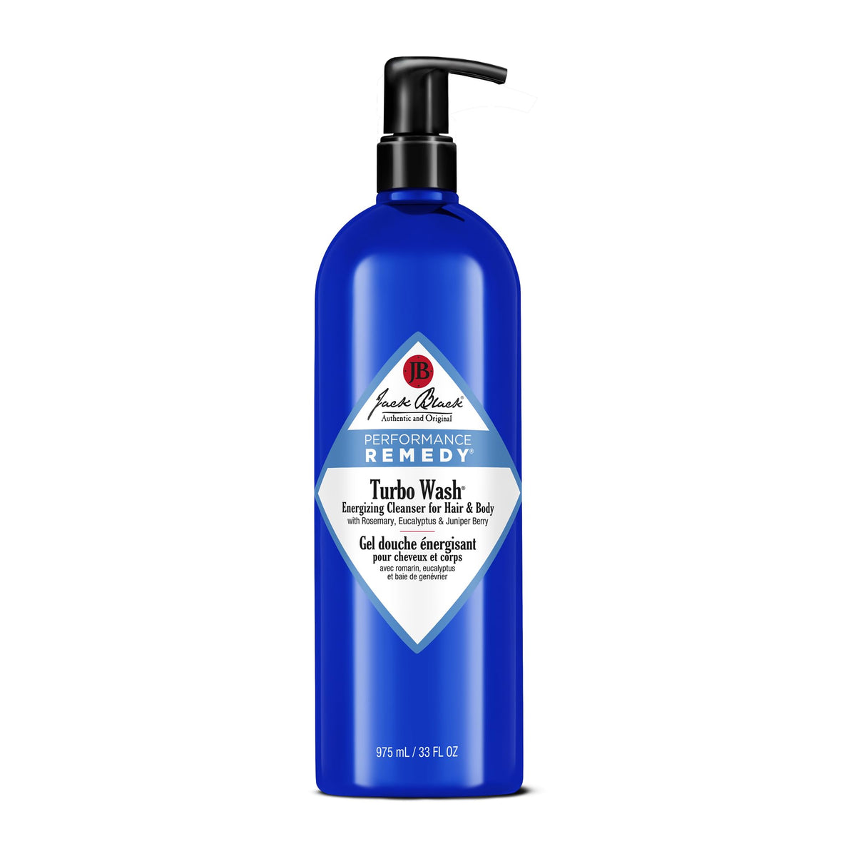 Jack Black Turbo Wash Energizing Body & Hair Cleanser, 33 Fl Oz - Rosemary, Eucalyptus & Juniper Berry - Mens Body Wash, Mens Shampoo, Skin Care, Hair Beauty & Personal Care Jack Black