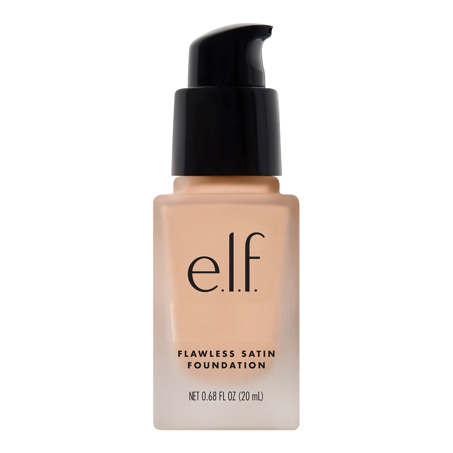e.l.f. Flawless Satin Foundation, Lightweight & Medium Coverage, Semi-Matte Finish, Vegan , Semisweet, 0.68 Fl Oz (20mL) Beauty & Personal Care e.l.f.